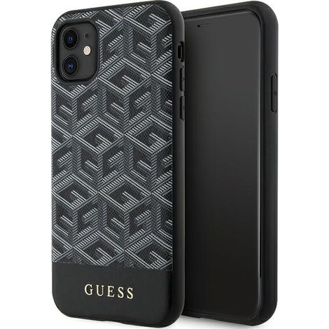 Guess Hardcase MagSafe iPhone 11 Hülle Schwarz (1/5)