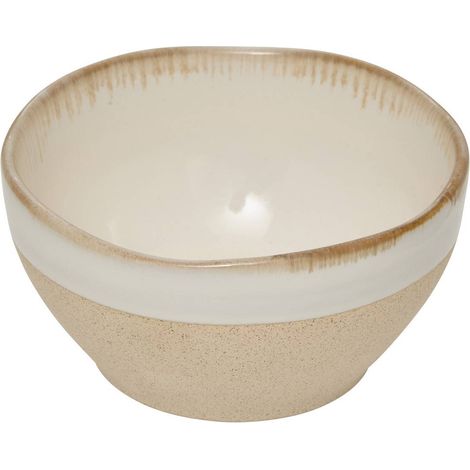 Piatto kate bianco e beige 30cl - Atmosphera créateur d'intérieur