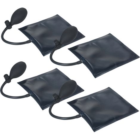 Ensemble de 4 sacs de calage pneumatiques, outil d'alignement, cale gonflable, levier, outil de nivellement, charge maximale 160 kg (353 livres), sac de calage pour usage domestique et réparation auto (1/2)