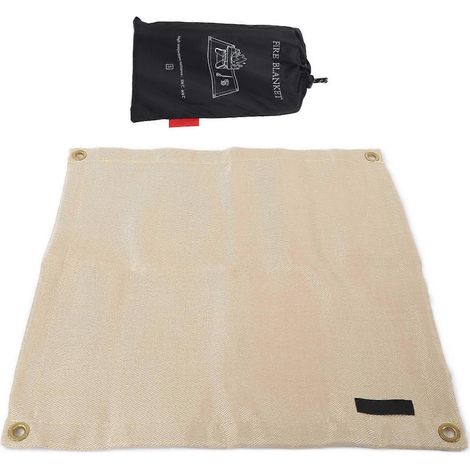 Tapis de protection thermique ignifuge pour feu de camp, plaque résistante à la chaleur pour barbecue extérieur et pique-nique, antidérapant, durable, format pratique, protection du sol. (1/5)