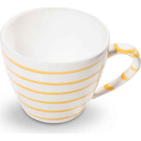 Gmundner Keramik Gelbgeflammt, Kaffeetasse Gourmet 0,2 Liter (1/2)