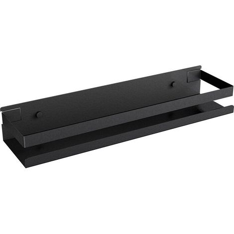 Wall Shelves 40CM Modern Bathroom Shower Shelves SUS304 Stainless Steel Matte Black, (1/4)