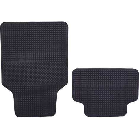 TrendLine Universal Fußmatten Wabenmatte Komplett-Set schwarz 4-tlg.