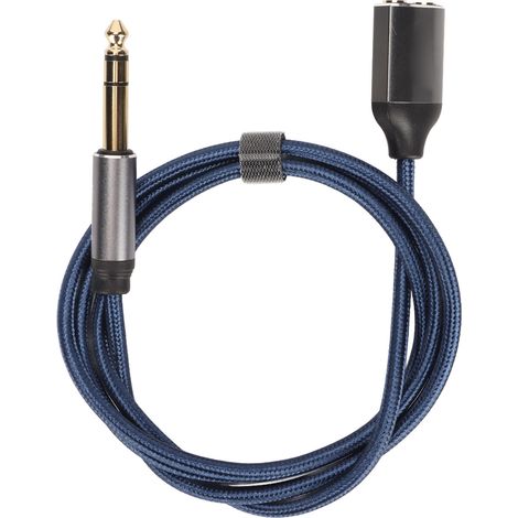 6,35-mm-Stecker auf 2 x 3,5-mm-Buchse Adapterkabel, störungsfrei für Audiogeräte