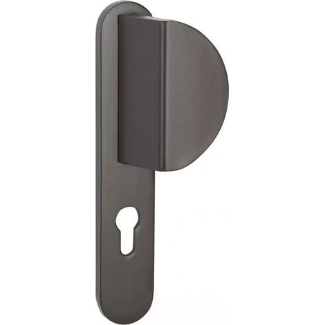 Poignée de porte palière Chantilly pour serrure Tribando – Aluminium fondu – Entr'axe 70 mm – Verrouillage 3 points (1/2)