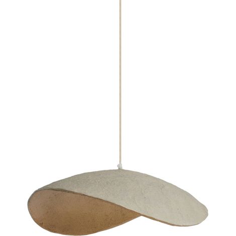 Light & Living - lampada a sospensione - Lonia - naturale - carta