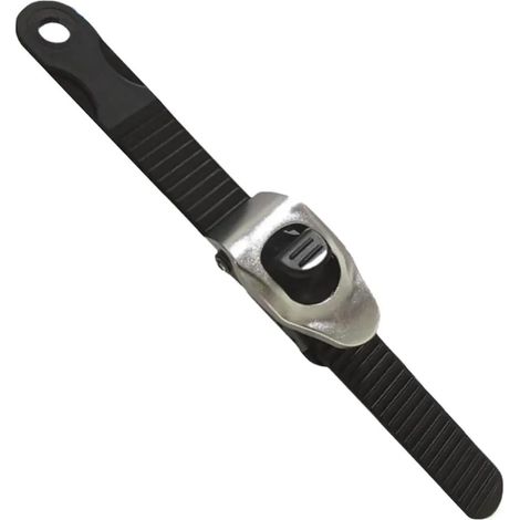 Sangle à cliquet robuste, réutilisable et polyvalente avec boucle à cliquet métallique réglable et mécanisme de verrouillage (1/5)