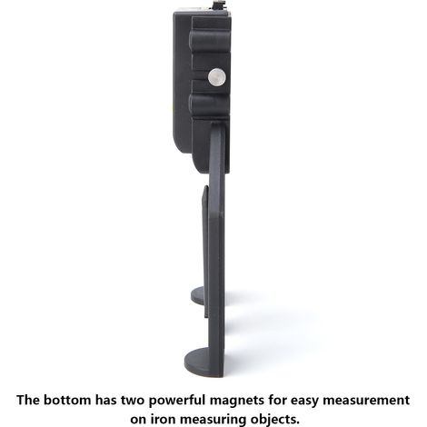 1 pièce jauge de profondeur numérique aimantée écran LCD 80 mm pour menuiserie règle de mesure à main (1/5)