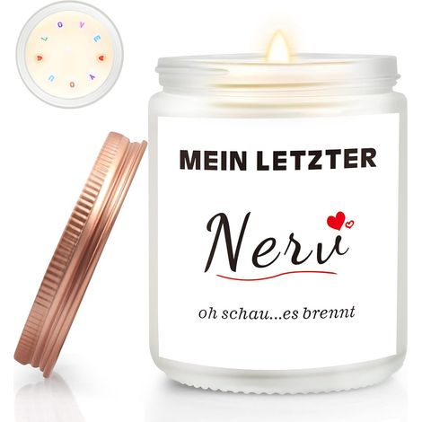 Candela profumata lavanda cera naturale regalo per cari (1/4)