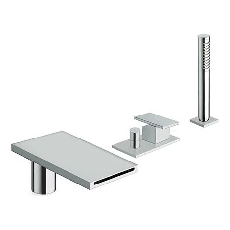 Bain Douche Tabula Sur Gorge Mitigeur Complet Chrome Robinetterie TABULA - CRISTINA ONDYNA TA18151