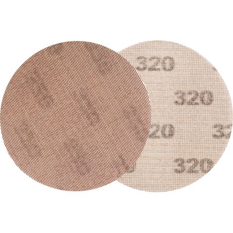 PFERD TOOLS Netz Korund Klettscheibe KSS NET Ø 125 A80 staubarmes Schleifen mit Exzenterschleifer 25 Stk (1/5)