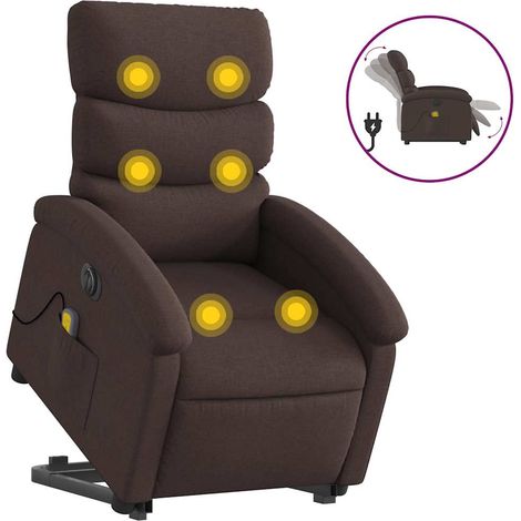 Maison Exclusive - Elektrischer Massagesessel mit Aufstehhilfe Du