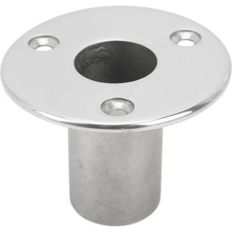 Raccord de main courante de bateau de 25mm, Base de Tube de main courante en acier inoxydable 304 à 90 degrés pour Yacht Marine (1/5)