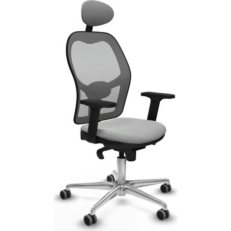 Bürostuhl piqueras y crespo Jorquera hellgrau Aluminium (1/2)