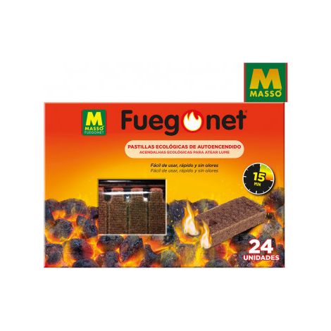 Pastilles d'autoallumage pour barbecue - 24 pcs