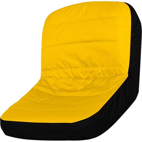 Housse De Siege - Polyester Oxford 600D - Impermeable Pour Tondeuse Autoportee Et Tracteur Sans Accoudoirs - Largeur Siege 31 5 A 35 8 Cm - Jaune - 1 Piece (1/5)