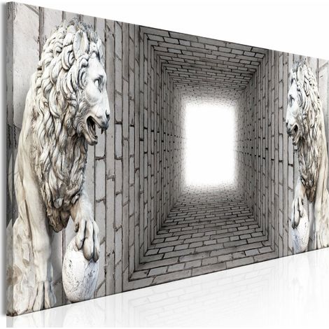 Tableau lumière dans le tunnel étroit - 150 x 50 cm (1/4)