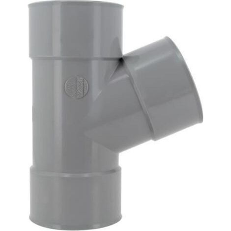 culotte pvc - femelle / femelle - 67 degrés30 - diamètre 100 mm - nicoll ubt166