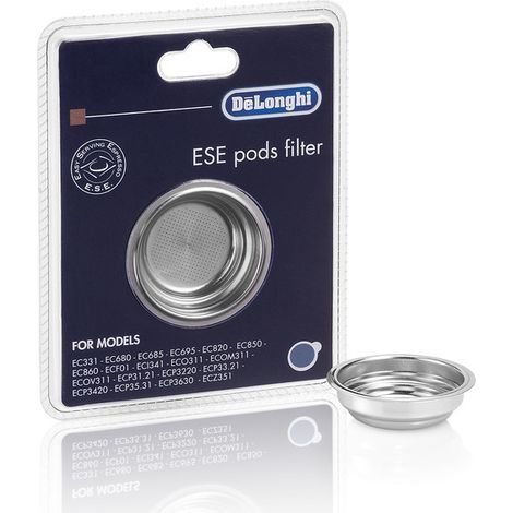 Filtro cialde ESE per macchina da caffè Delonghi Dedica Distinta Classic ECP Icona Smeg ECF