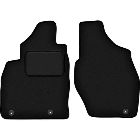 Alfombrillas delanteras negras para Mitsubishi Pajero Pinin SUV (1999-2006)