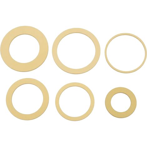 Lot de 6 Bagues D'adaptation en Laiton pour Lame de Scie 25,4 X 20 Mm 25,4 X 16 Mm 22 X 20 Mm 22 X 16 Mm 20 X 16 Mm 16 X 10 Mm (1/5)