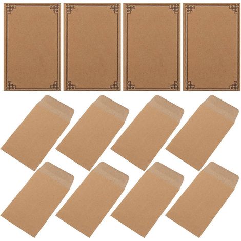 100 enveloppes en papier, enveloppes pour pièces de monnaie, enveloppes pour billets, enveloppes pour graines, petites enveloppes (1/5)