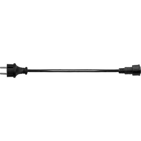 CAVO DI ALIMENTAZIONE 50CM NERO PER CATENARIA IP65 (1/2)