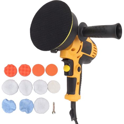 Kit polisseuse électrique à vitesse variable sans fil pour ponçage et polissage de meubles, ponceuse à main pour voiture, fiche UE 220V (1/5)