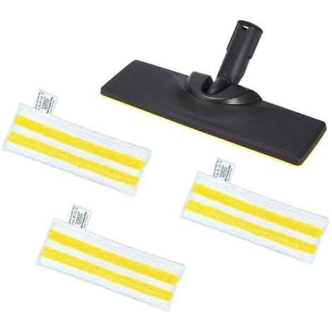 Kit de tête de brosse, buse et chiffon pour balai à franges Karcher série SC SC2 SC3 (1/5)