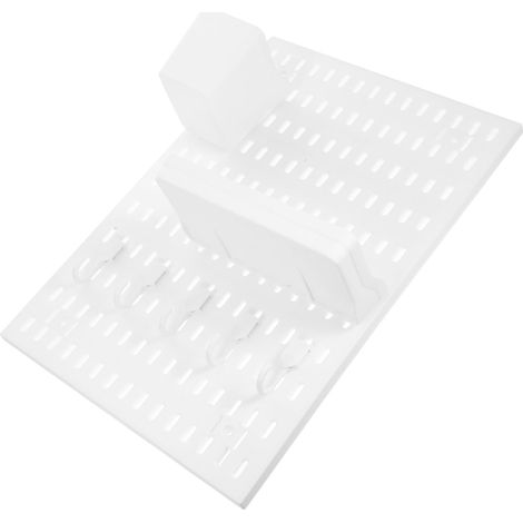1 Kit de rangement mural avec panneaux perforés crochets et (1/5)