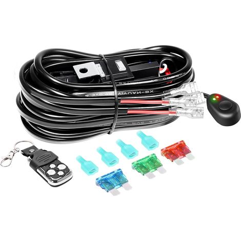 stroboscopique câblage barres de led faisceau de fil, 12V 40A 16AWG (1/5)