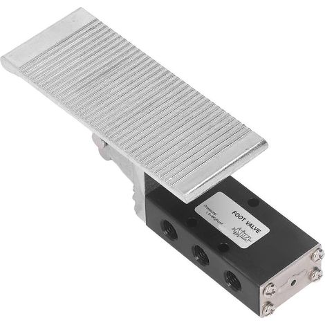 Pneumatik-Fußpedalventil, 5-Wege, 2-Positionen, G1/4 Zoll, Aluminiumlegierung, Fußluftdruckregelventil