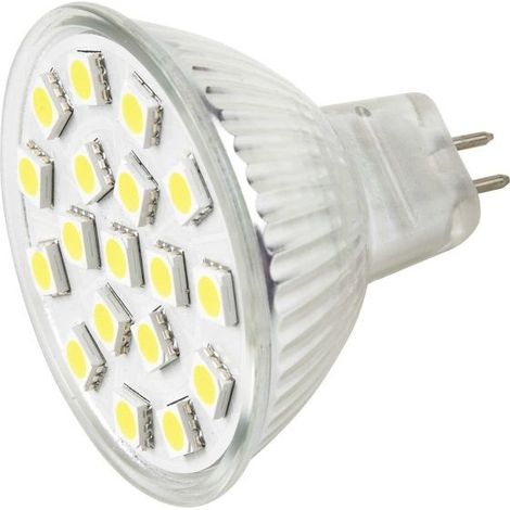 Lampe Spot Led 5w 12v Smd Mr16 Warm White Light 450 Lumen Gu5.3 (1/3)