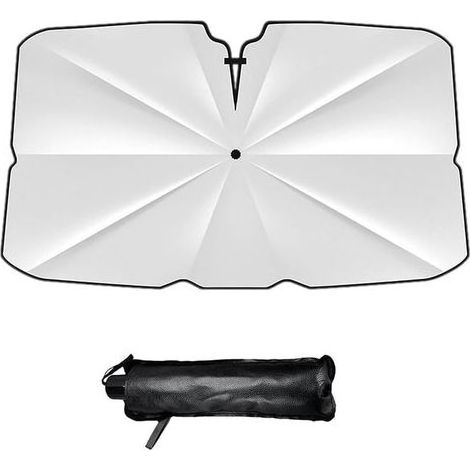 Parapluie Pare Soleil Voiture pour, UV et Isolation Thermique Parapluie Pare Soleil Pliable Accessoires,140 80cm (1/5)