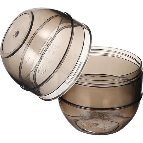 Bol Capillaire - 500 Ml - Échelle Graduée - Plastique Solide - Pour Mélange Coloration Cheveux - Salon De Coiffure Et Usage Domestique - 1 Pièce