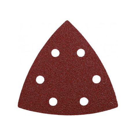 KWB lija triangulo 93x93 mm grano 120 49492812 , Lija triangular 93 x 93 mm grano 120 (pack 5) – ref. 49492812, un consumible de lijado diseñado para trabajos de acabado fino y det
