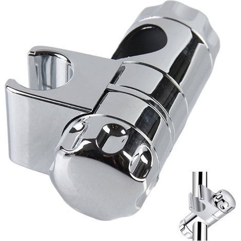 Support de pommeau de douche Longziming (1 pièce) – Support de douchette – Support de douche réglable – Support de douche de rechange en ABS – Support de douchette coulissant pour barre de douche – Fi (1/5)