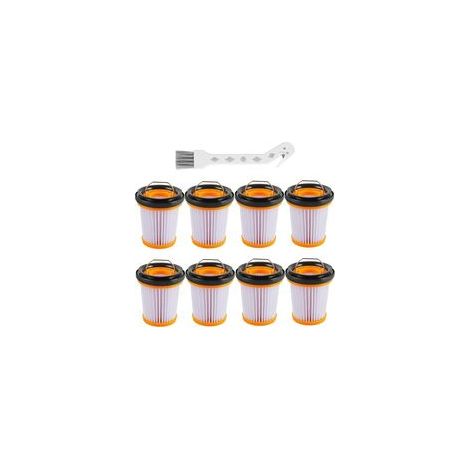 Lot de 8 filtres de rechange pour aspirateur Shark ION W1 S87 en tissu pour aspirateur à main sans fil Shark ION WV200UK WV201 WV205 WV220, pièce de rechange XHFWV200