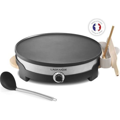 crepiera in ghisa 35cm 1500w nera - 109011 - lagrange (1/4)