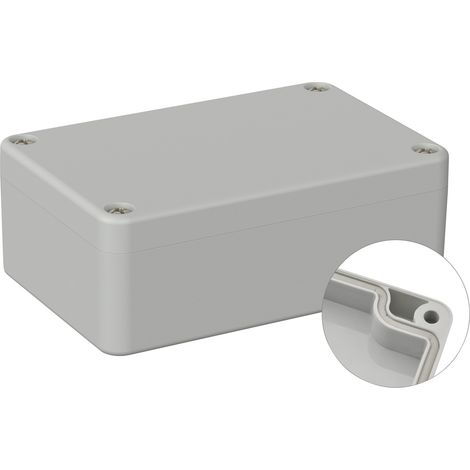 TRU COMPONENTS TC-9065596 Industrie-Gehäuse 98 x 64 x 36.4 ABS Lichtgrau (RAL 7035) 1 St. (1/2)
