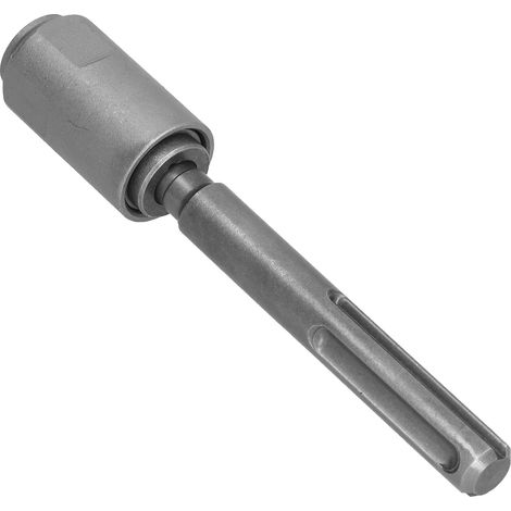 Schlagbohradapter, sandstrahlbar, rostbeständig, korrosionsbeständig, langlebiger Schaft, Schnellwechselwerkzeug, silber (1/5)