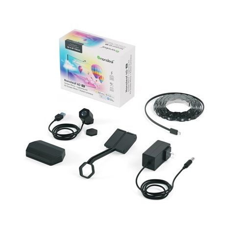 Tira LED interior Nanoleaf 4d v2 multicolor 400 cm (1/2)