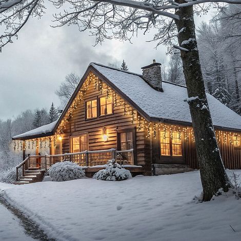 ECD Germany Guirlande de Noël Stalactite, Rideaux pour Intérieur/Extérieur (1/5)