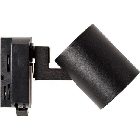 Faretto Portalampada Binario Monofase Jiuk per Lampadina GU10 Nero (1/2)
