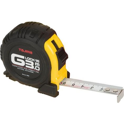 Flexómetro G-Lock 3m x 16mm Tajima -