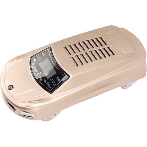 Mini désodorisant portable pour voiture, filtre à air avec vitesse de ventilation réglable et allume-cigare. (1/5)