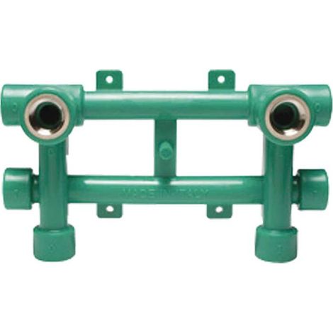 "MODULO GRUPPO VASCA IN PPR VERDE Ø20 x 1/2""""F"