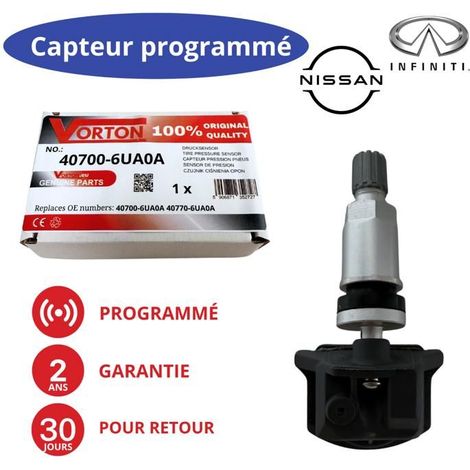 Sensore di pressione pneumatici TPMS programmato Valvola ruota INFINITI QX50 QX55 QX60 NISSAN Qashqai III X-Trail IV T33 Juke 40700-6UA0A