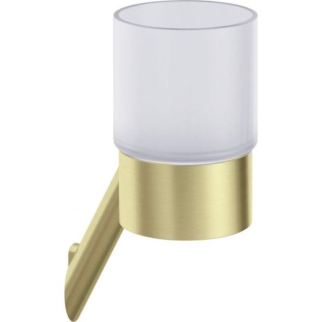 Deante porta spazzolino accessorio lavandino finitura oro spazzolato