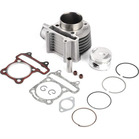 Kit cilindro, pistone e testata KIMISS da 57,4 mm per ATV QUAD GY6 150157QMJ 1P57QMJ, ciclomotore a 4 tempi raffreddato ad aria.